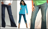 Designer maternity jeans.